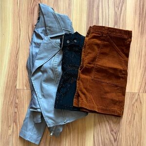 BUNDLE Jacket a.n.a. Size Small, black Skirt size small, J. crew Skirt Size 6